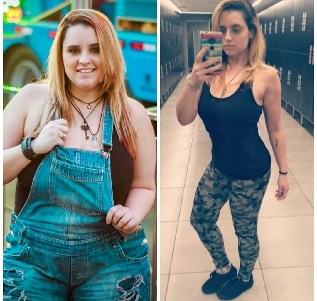 Antes e depois - Laila